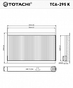 Фильтр салонный TOTACHI TCA-295K (OEM 64 31 9 174 370 MANN CUK 3139) Фильтр салонный TOTACHI TCA-295K (OEM 64 31 9 174 370 MANN CUK 3139)