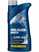 Масло моторное Mannol Molibden Benzin 10w-40 ( 1л) п/с. SL/CF Масло моторное Mannol Molibden Benzin 10w-40 ( 1л) п/с. SL/CF