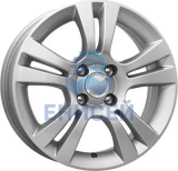 Диск литой 6,0*15 4*100 ET50 60,1 КиК КС445 (ZV 15_Almera G11) сильвер Диск литой 6,0*15 4*100 ET50 60,1 КиК КС445 (ZV 15_Almera G11) сильвер