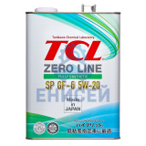 Масло моторное TCL Zero Line Fully Synth, Fuel Economy, SP, GF-6, 5W20, 4л Масло моторное TCL Zero Line Fully Synth, Fuel Economy, SP, GF-6, 5W20, 4л